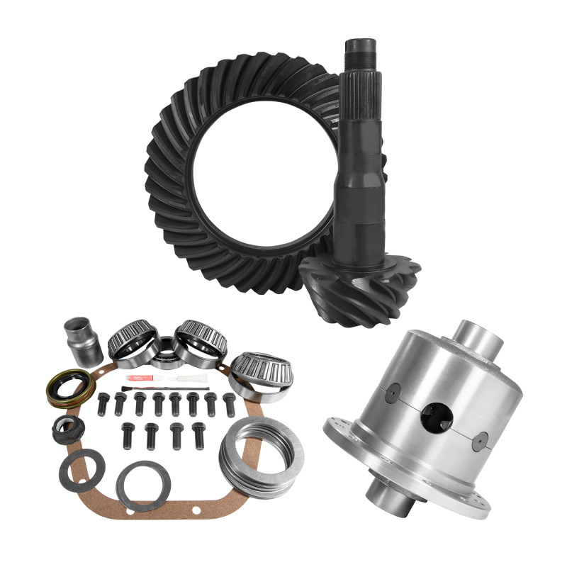 Ford F250 Differential Install Kit - Rear - Yukon Gear & Axle - 10.5in 4.30 Ratio 35 Spline Positraction - `11-`27